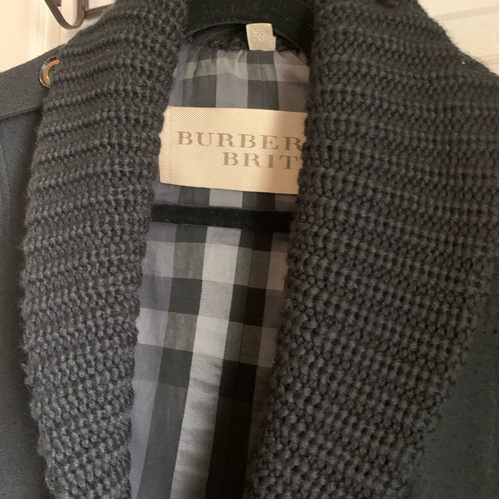 Burberry Brit black coat size 2